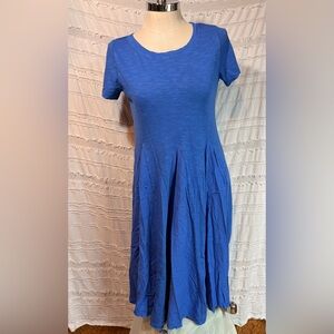 Soft Surroundings drapey pleated midi length dress